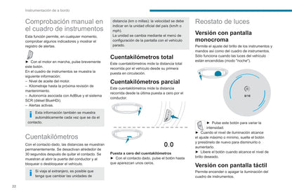 2019-2020 Peugeot 3008/5008/3008 Hybrid/3008 HYbrid4 Owner's Manual | Spanish