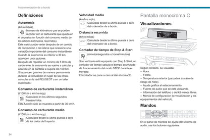 2019-2020 Peugeot 3008/5008/3008 Hybrid/3008 HYbrid4 Owner's Manual | Spanish