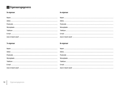 Onderhoudsboekje voor Peugeot 2008 2013 - 2023