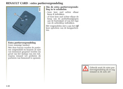 2005-2009 Renault Clio Manuel du propriétaire | Néerlandais