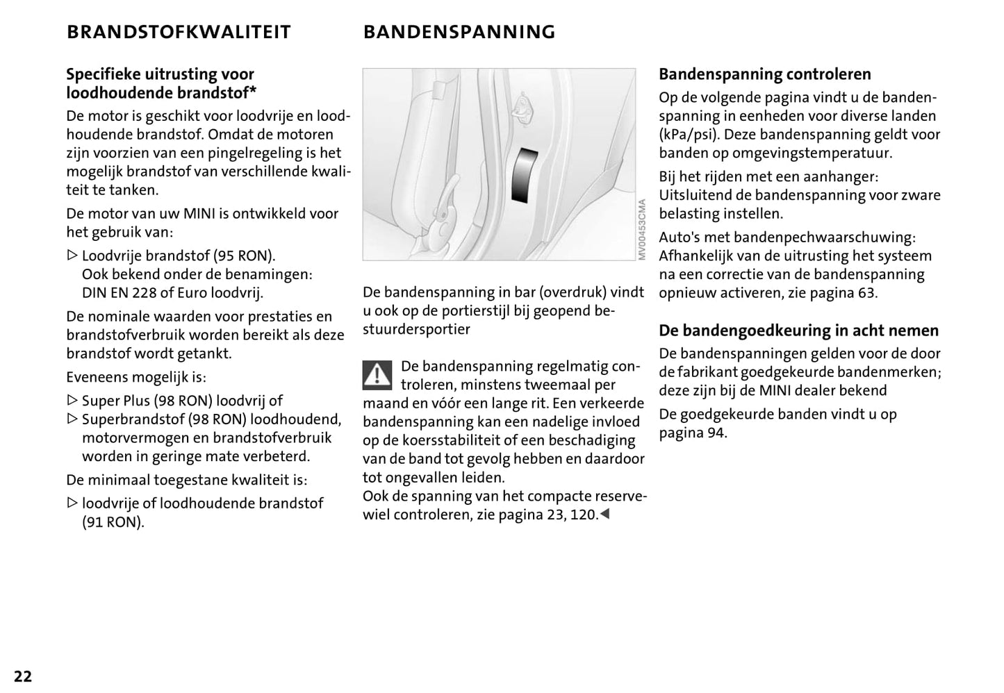 2001-2006 Mini Cooper/One Owner's Manual | Dutch