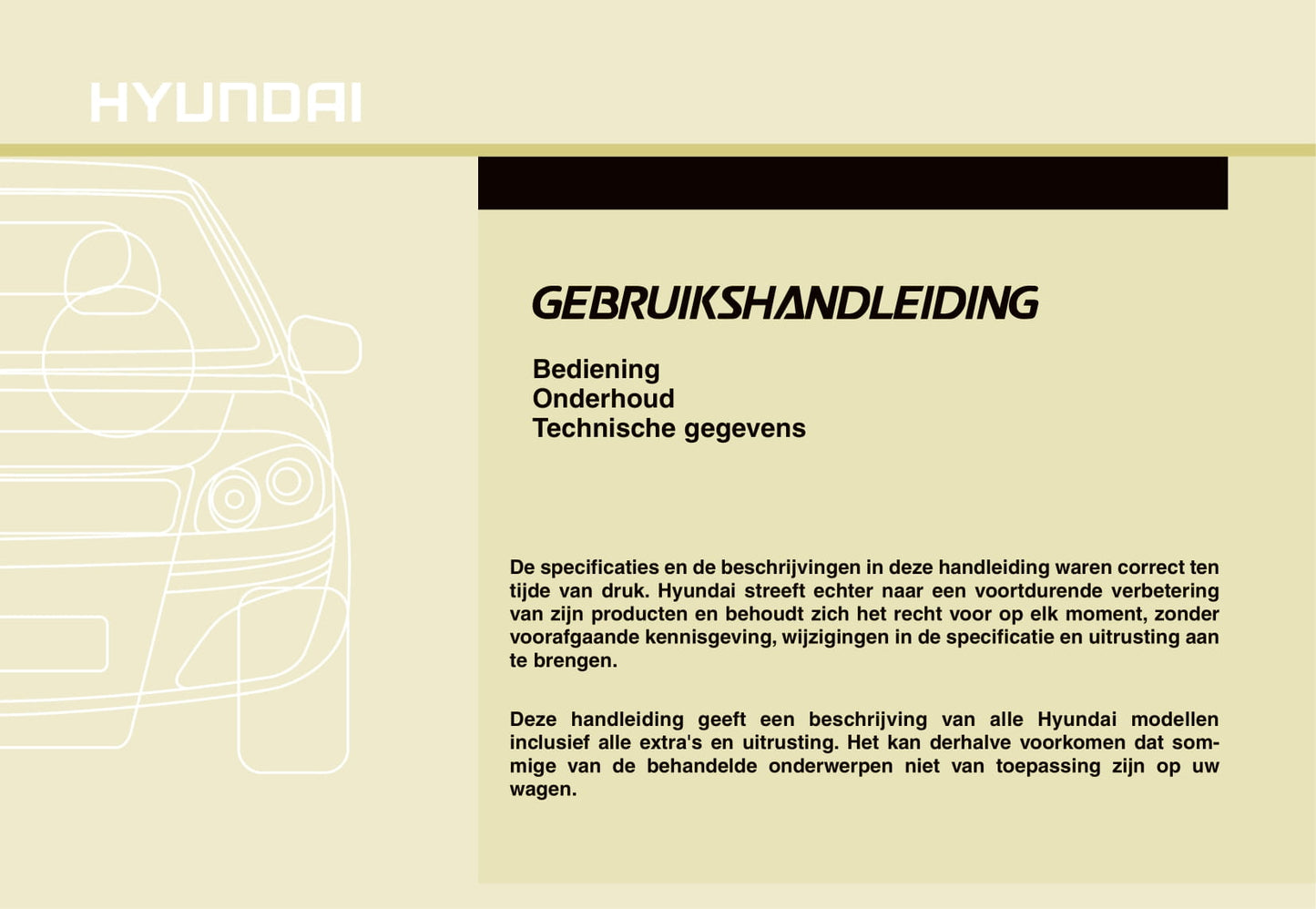 2012-2015 Hyundai i30 Manuel du propriétaire | Néerlandais