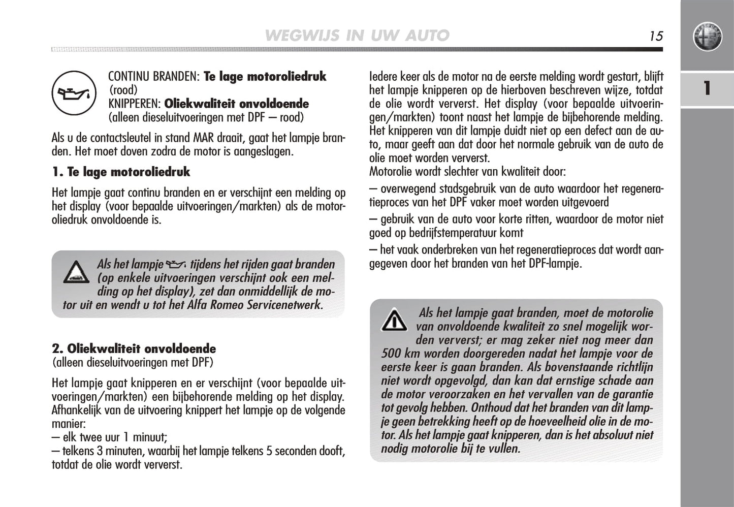 2008-2014 Alfa Romeo Mito Manuel du propriétaire | Néerlandais