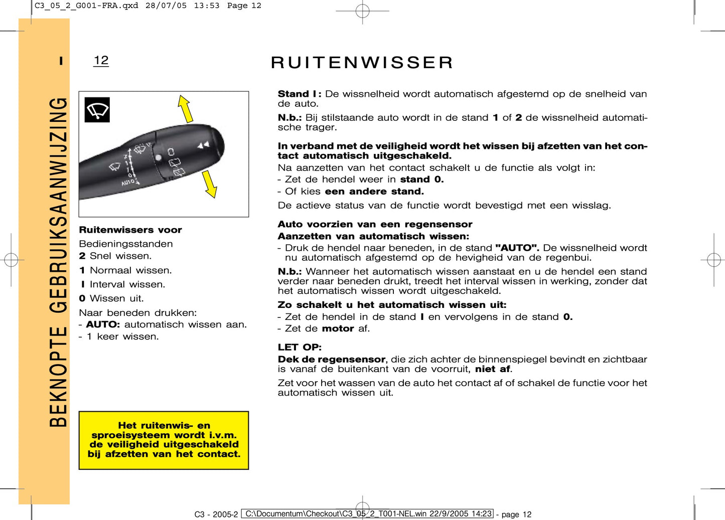 2005-2009 Citroën C3 Manuel du propriétaire | Néerlandais