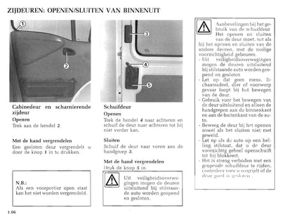 1997-2003 Renault Master Manuel du propriétaire | Néerlandais