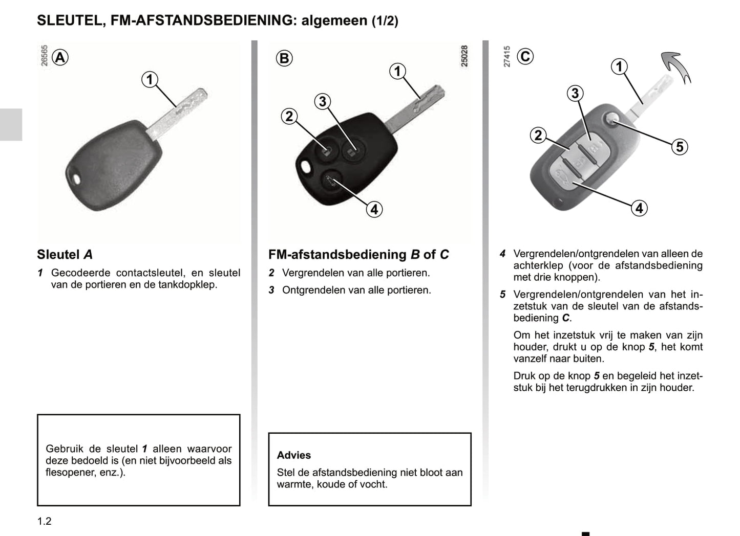 2012 Renault Clio Owner's Manual | Dutch