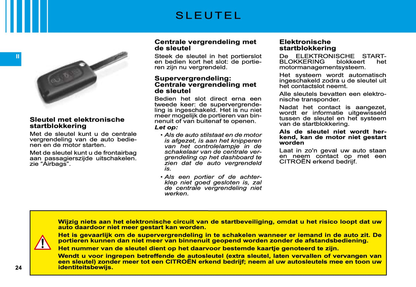 2008 Citroën C5 Owner's Manual | Dutch