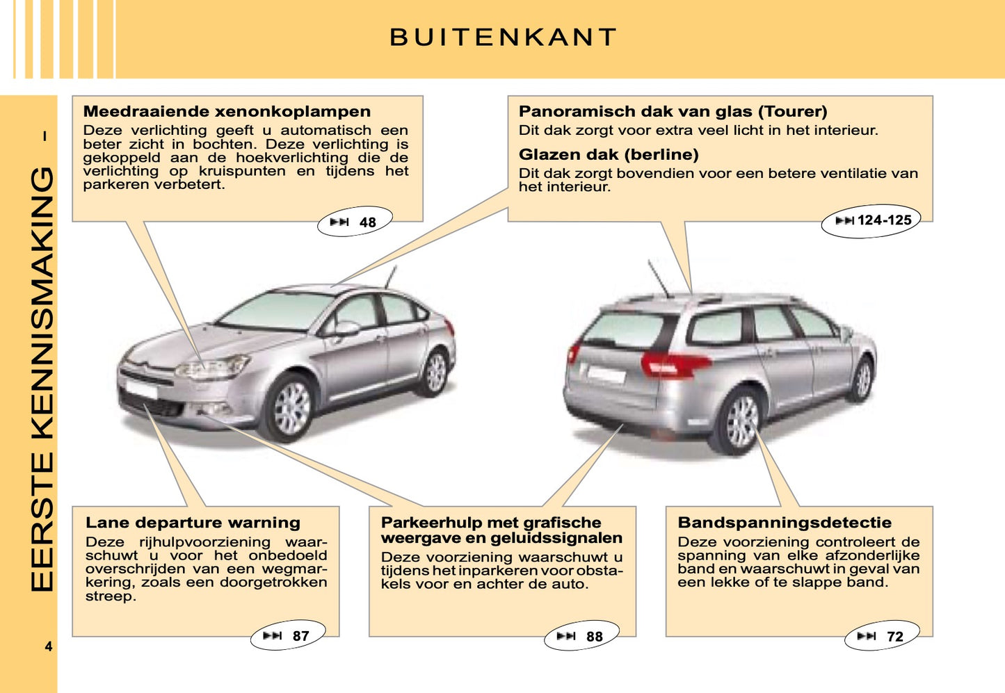 2008 Citroën C5 Owner's Manual | Dutch