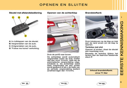 2008 Citroën C5 Owner's Manual | Dutch