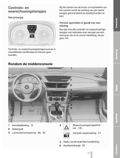 2009-2015 BMW X1 Manuel du propriétaire | Néerlandais
