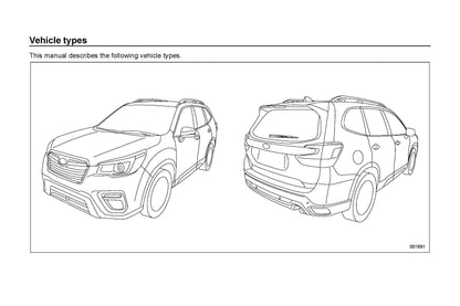 2020 Subaru Forester Manuel du propriétaire | Anglais