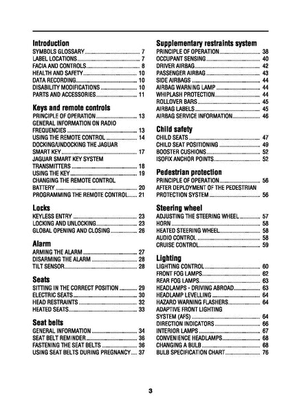 2009 Jaguar XK Owner's Manual | English