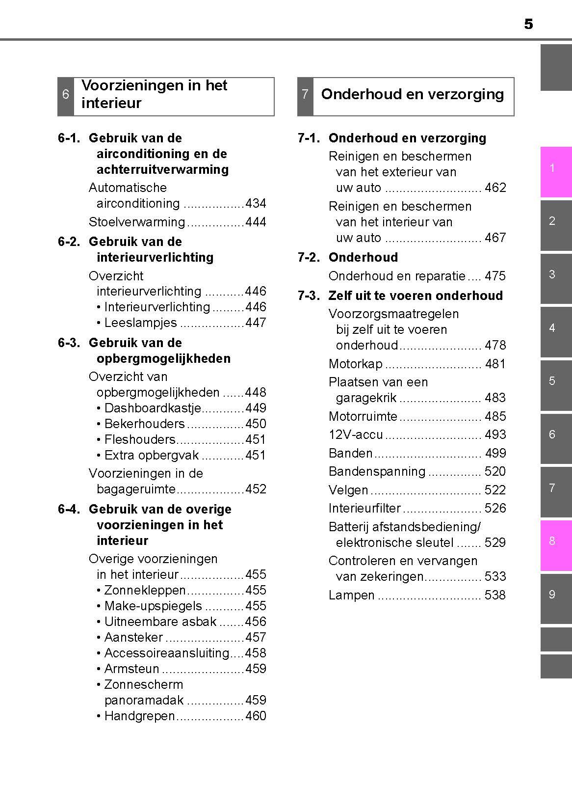 2019-2020 Toyota Yaris Hyrbid Owner's Manual | Dutch