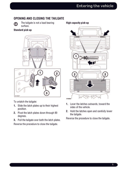 2012 Land Rover Defender Manuel du propriétaire | Anglais