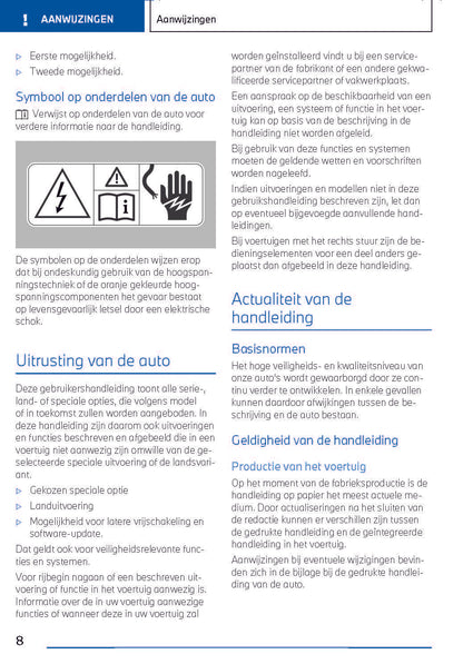 2022-2023 BMW i4 Gran Coupé Owner's Manual | Dutch