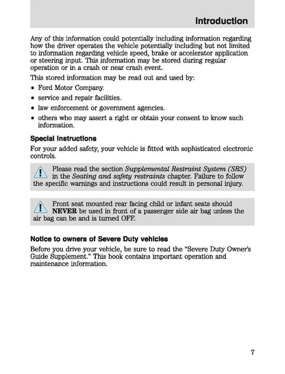2003 Mercury Marauder Owner's Manual | English