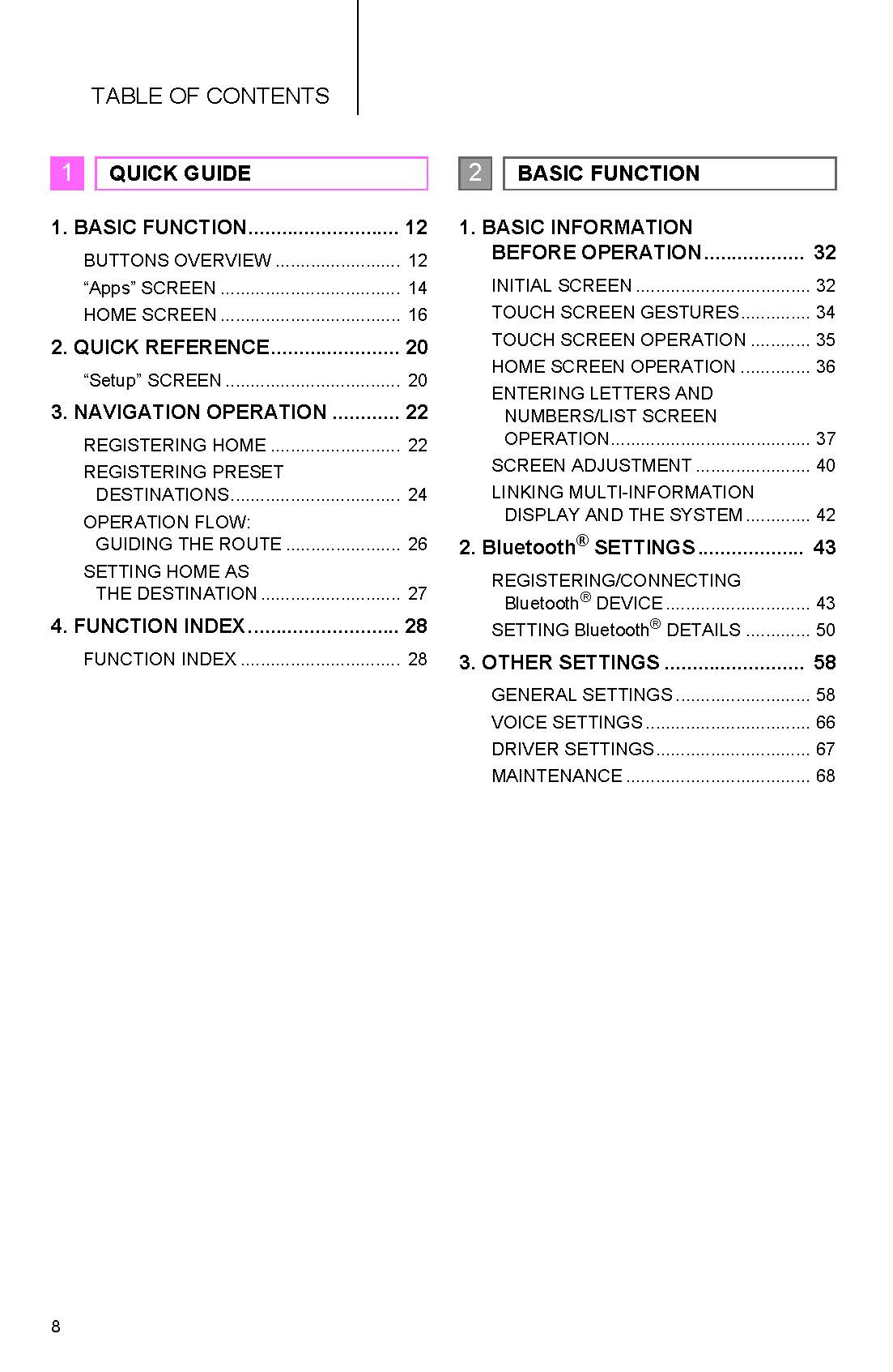 Toyota Camry Hybrid Navigation And Multimedia System Owner's Manual 2017