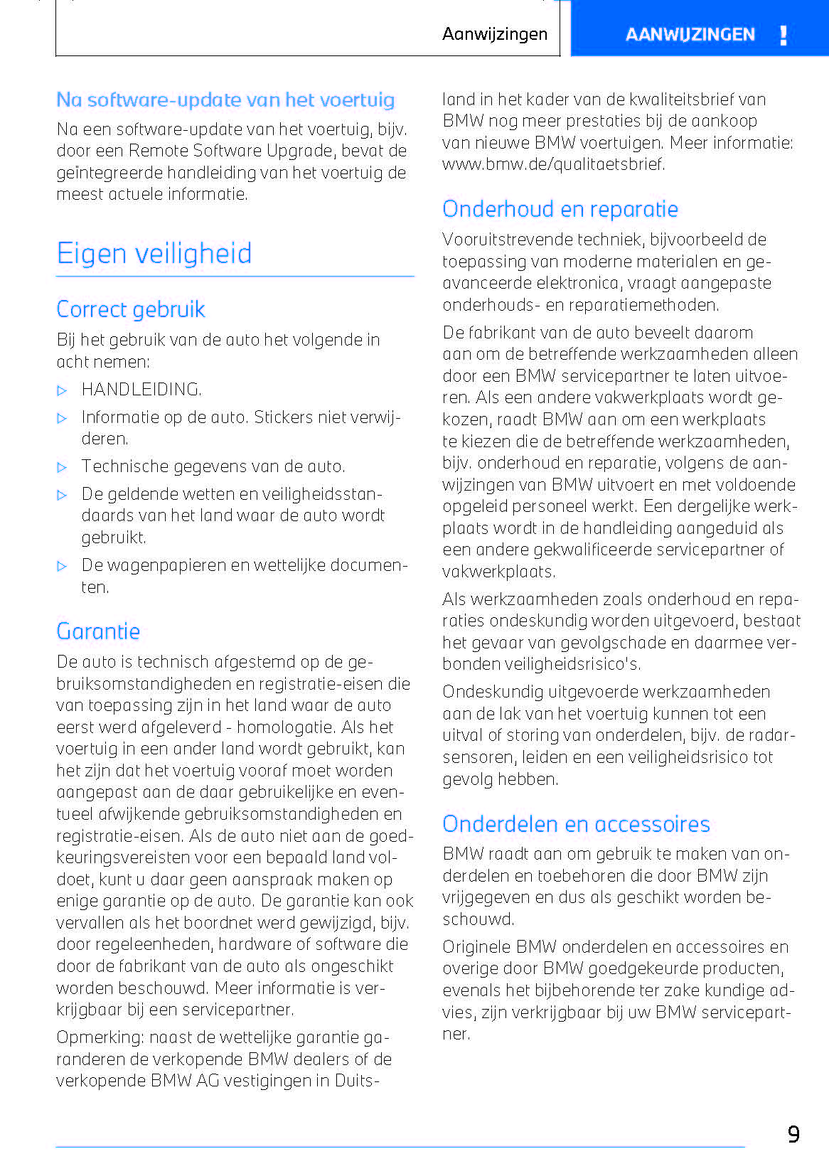 2022-2023 BMW i4 Gran Coupé Owner's Manual | Dutch