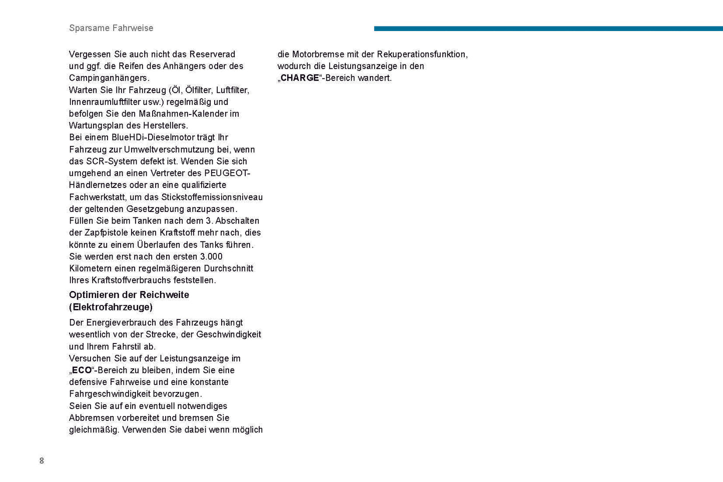 2019-2020 Peugeot 208/e-208 Owner's Manual | German