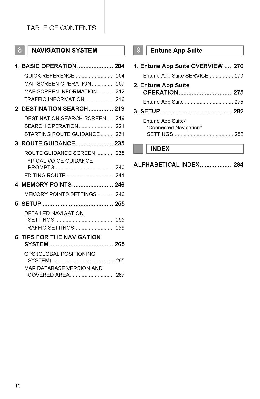 Toyota Camry Hybrid Navigation And Multimedia System Owner's Manual 2017