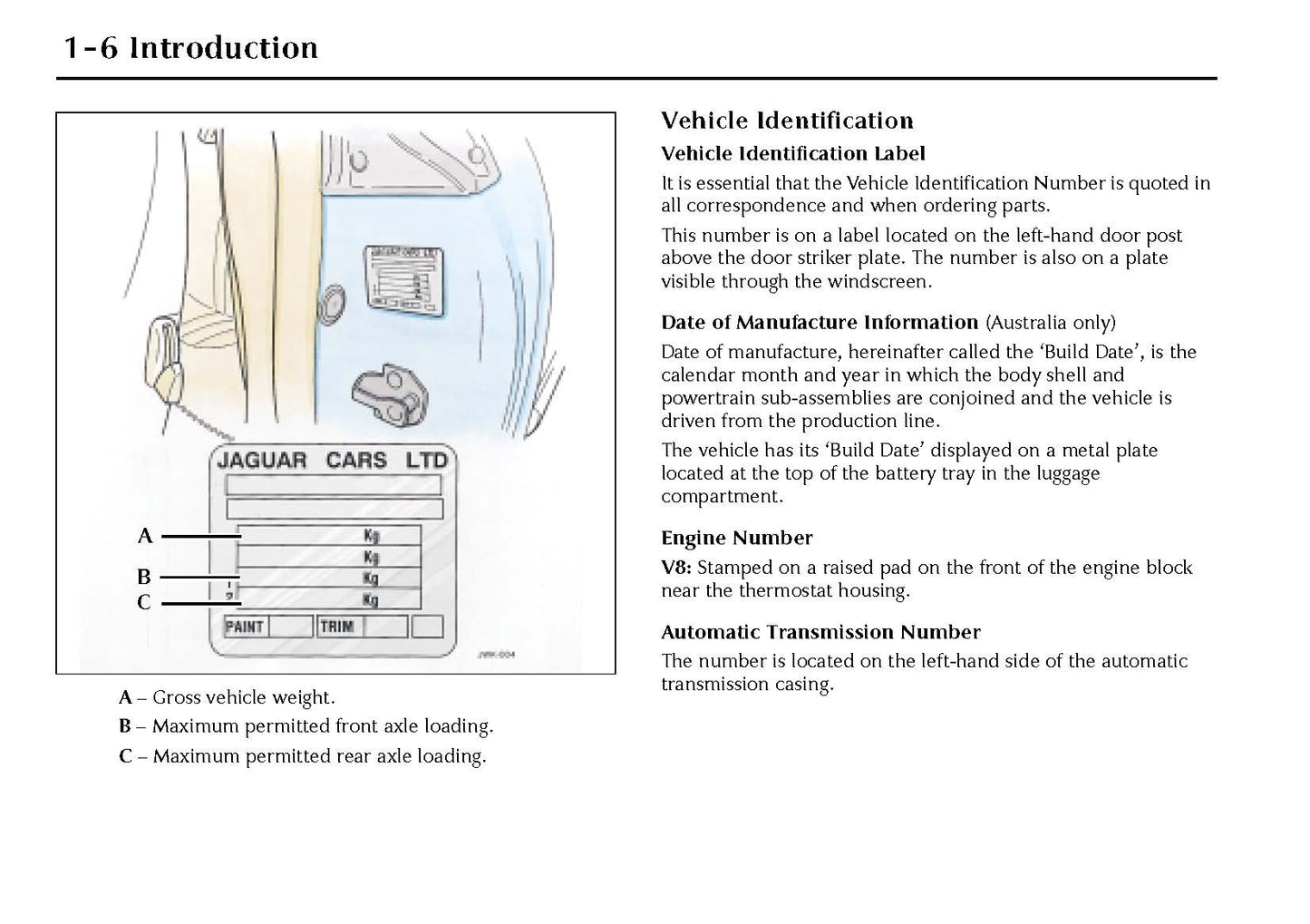 2000-2001 Jaguar XK Owner's Manual | English