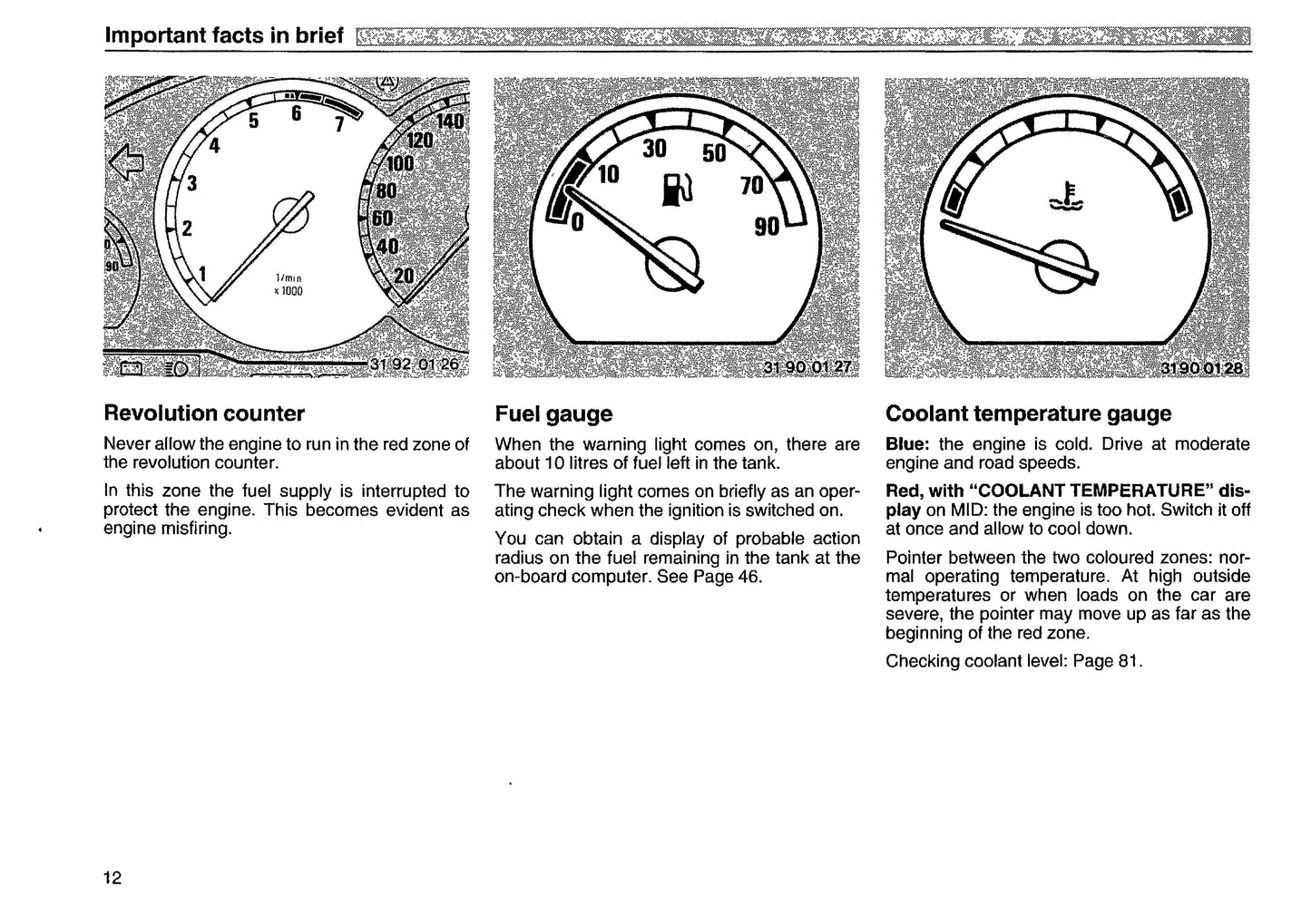 1993 BMW 8 Series Owner's Manual | English