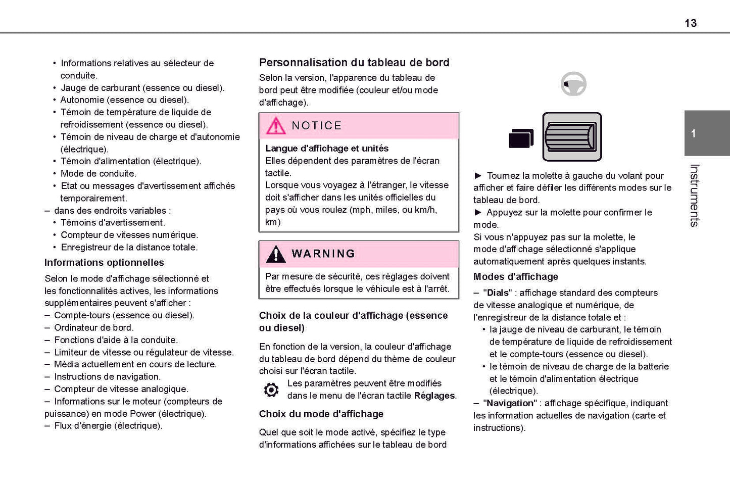 2021-2024 Toyota Proace City/Proace City Van/Proace City Verso Owner's Manual | French