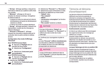 2021-2024 Toyota Proace City/Proace City Van/Proace City Verso Owner's Manual | French