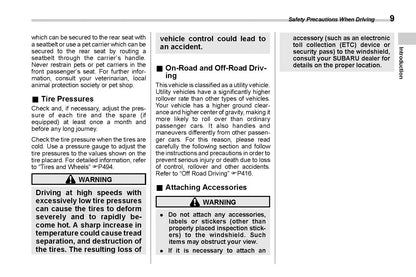 2021 Subaru Legacy/Outback Owner's Manual | English