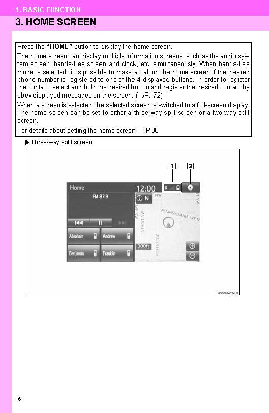 Toyota Camry Hybrid Navigation And Multimedia System Owner's Manual 2017