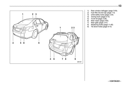 2019 Subaru Legacy/Outback Owner's Manual | English