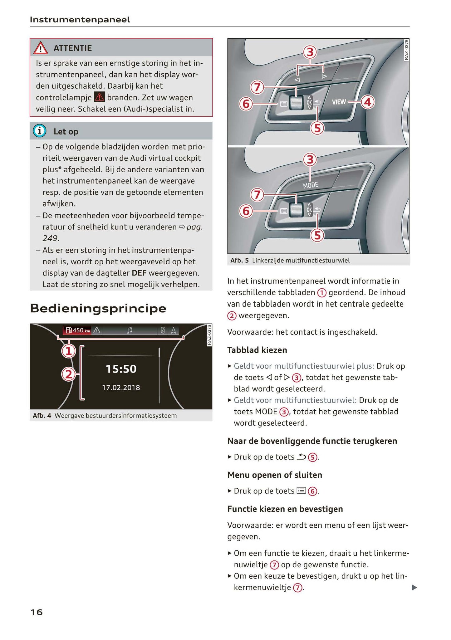 2018-2023 Audi Q3 Owner's Manual | Dutch