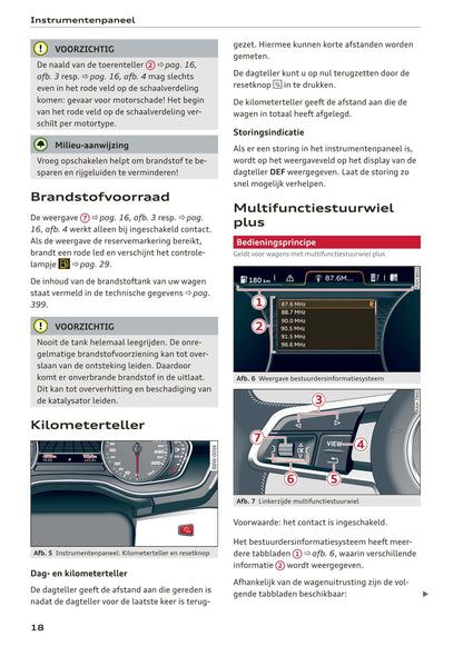 2017-2020 Audi A5 Manuel du propriétaire | Néerlandais