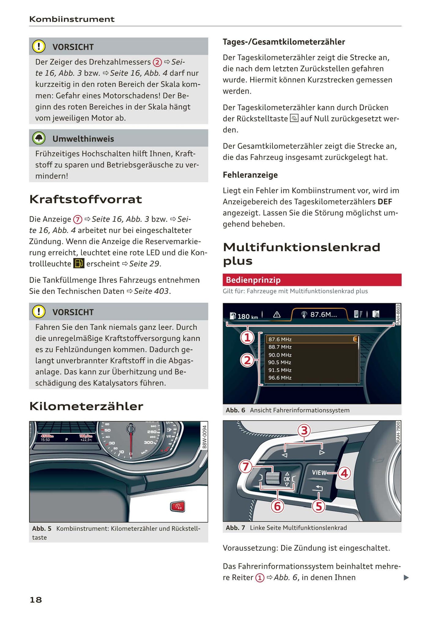 2017-2020 Audi A5/A5 Cabriolet/A5 Coupé/A5 Sportback/A5 Sportback g-tron Owner's Manual | German