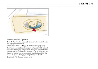 2000-2001 Jaguar XK Owner's Manual | English