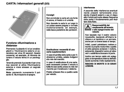 2022-2023 Renault Captur Owner's Manual | Italian