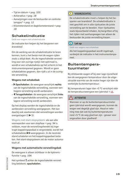 2017-2018 Audi A3/S3/RS 3 Owner's Manual | Dutch
