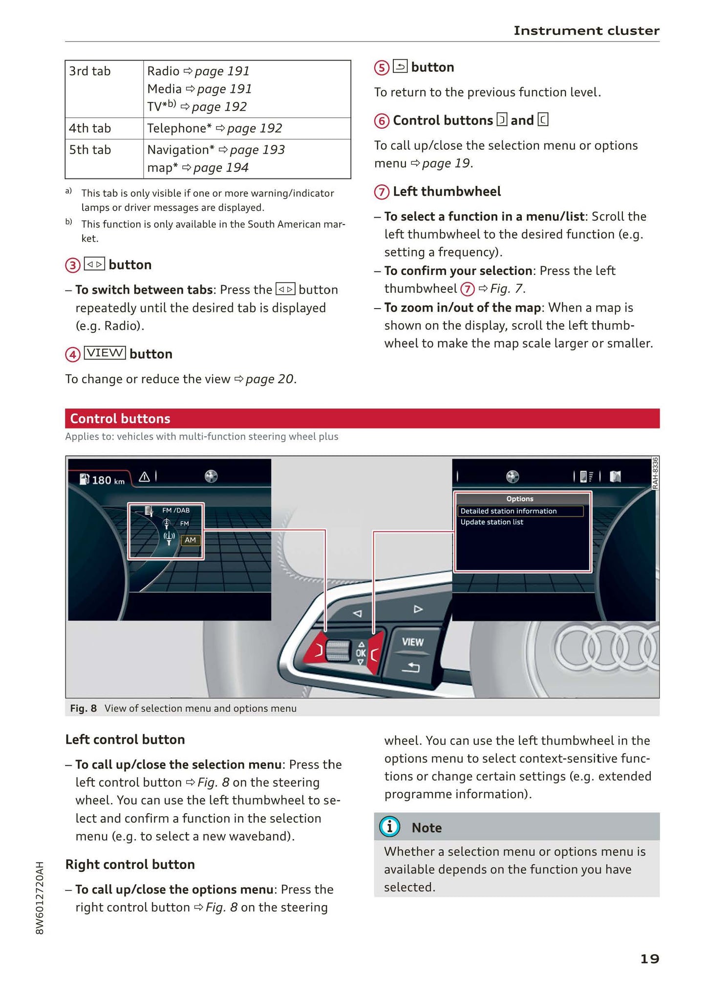 2017-2020 Audi A5/A5 Cabriolet/A5 Coupé/A5 Sportback/A5 Sportback g-tron Owner's Manual | English