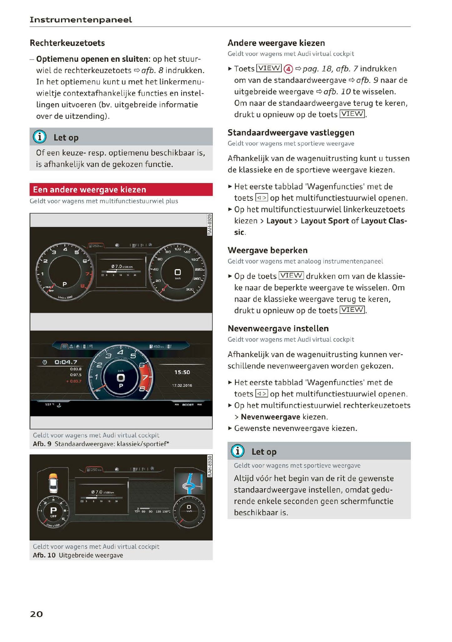 2018-2019 Audi A4 Manuel du propriétaire | Néerlandais