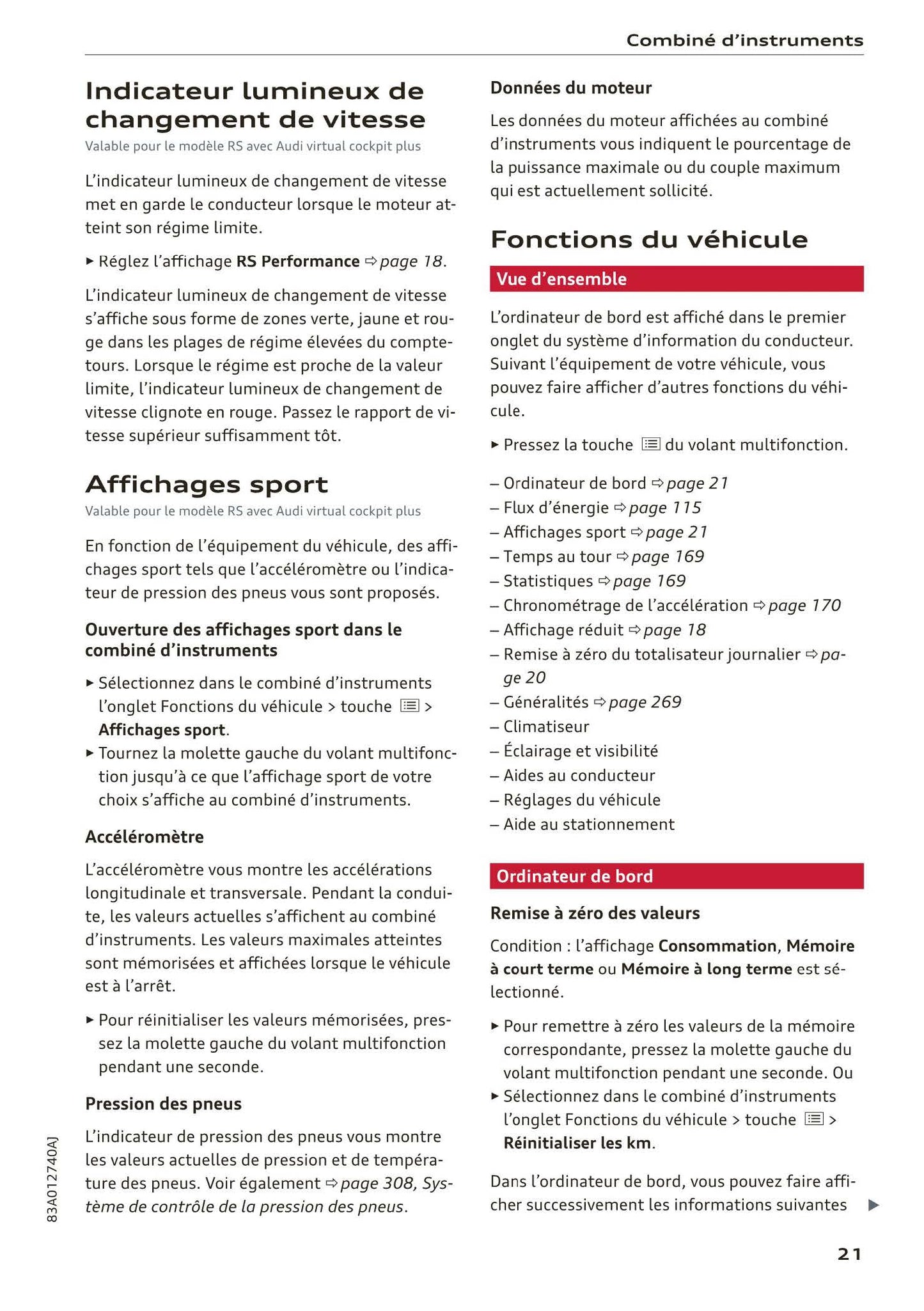 2018-2023 Audi Q3 Manuel du propriétaire | Français