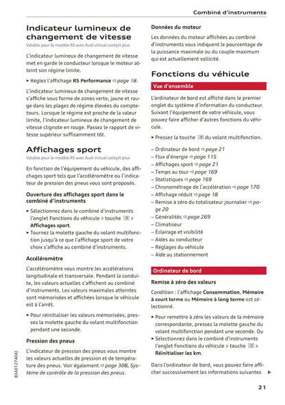2018-2023 Audi Q3 Manuel du propriétaire | Français