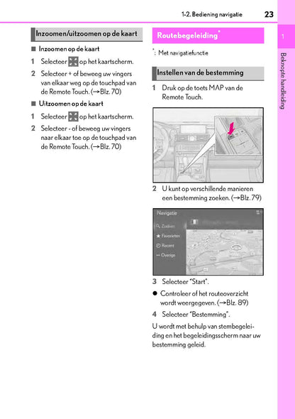 Lexus RC 300h Navigatie Systeem Handleiding 2015 - 2018