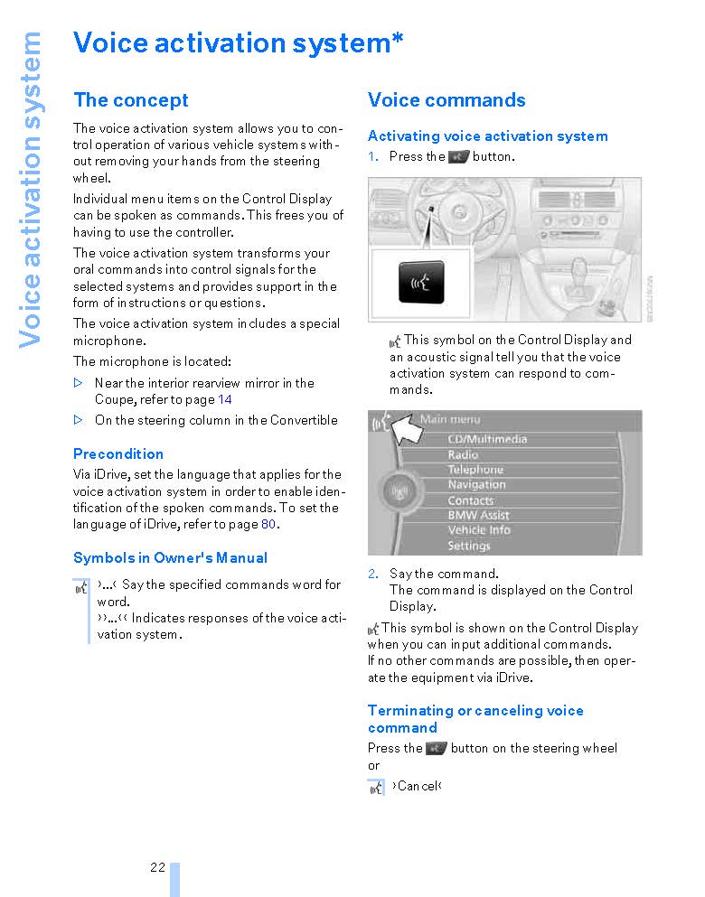 2010 BMW Serie 6 Coupé/Convertible Owner's Manual | English