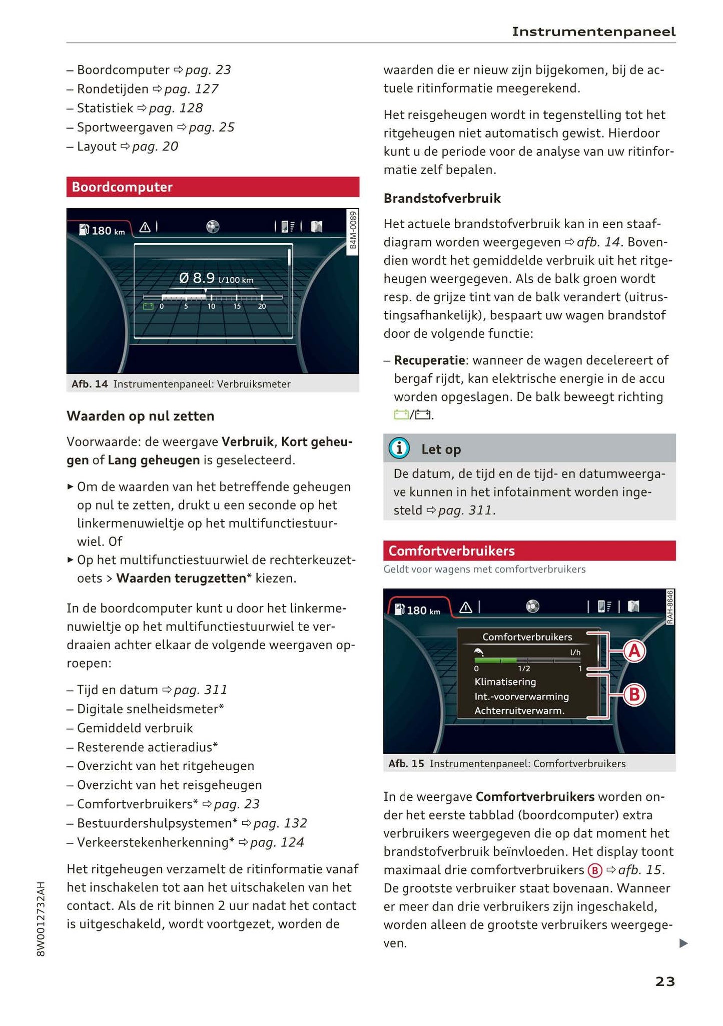 2018-2019 Audi A4 Owner's Manual | Dutch