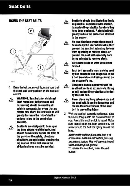 2015 Jaguar F-Type Owner's Manual | English