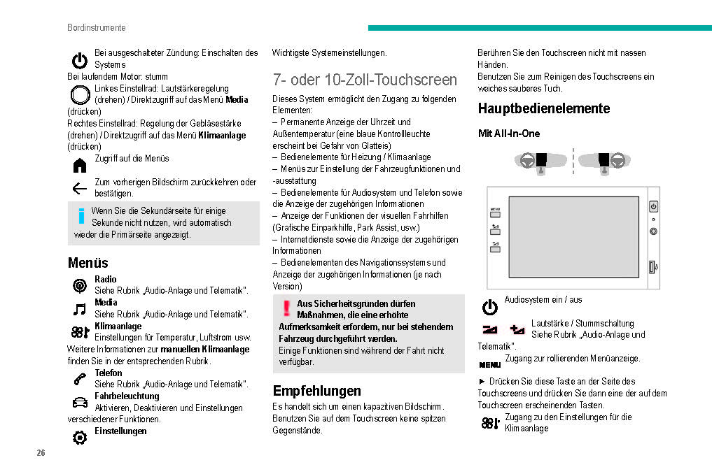 2019-2020 Peugeot 208/e-208 Owner's Manual | German