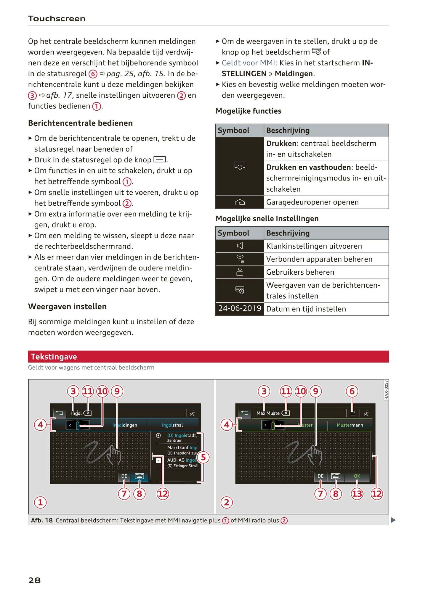 2018-2023 Audi Q3 Owner's Manual | Dutch