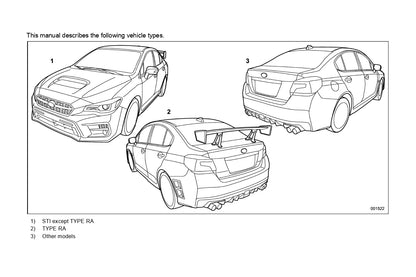 2018 Subaru WRX Owner's Manual | English