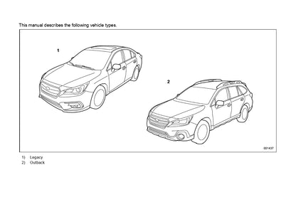 2018 Subaru Legacy/Outback Owner's Manual | English