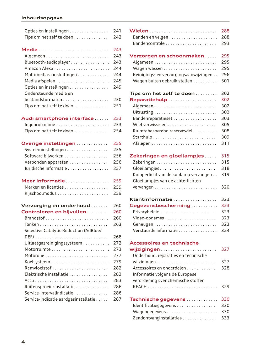 2020-2023 Audi A3 Manuel du propriétaire | Néerlandais